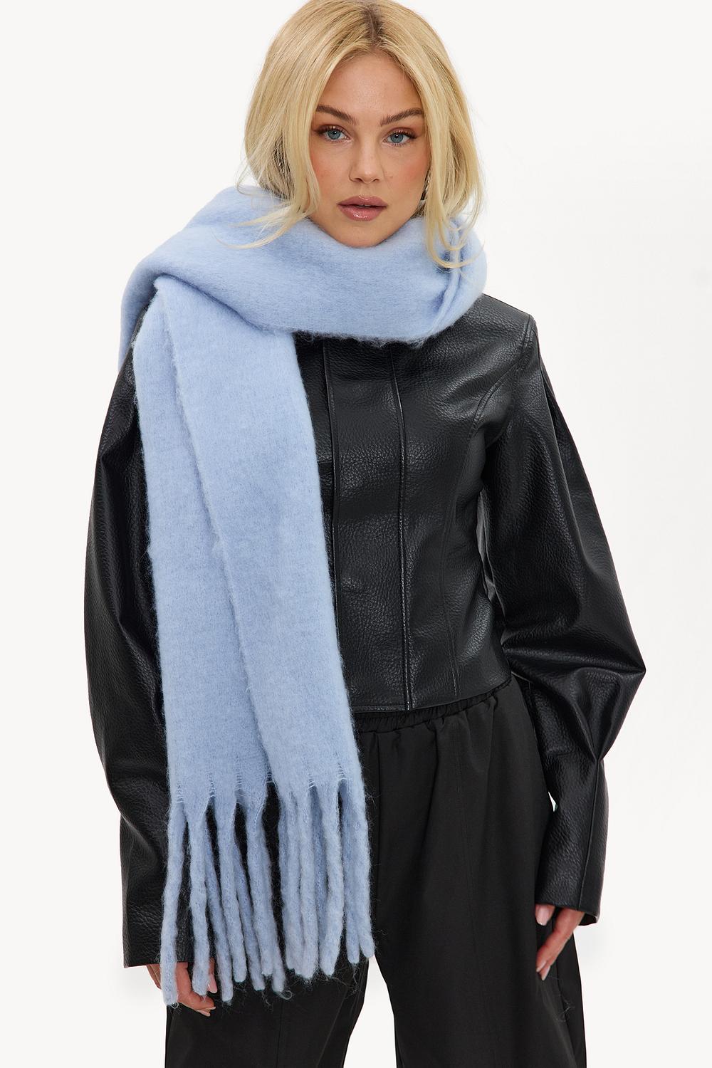 Light blue scarf