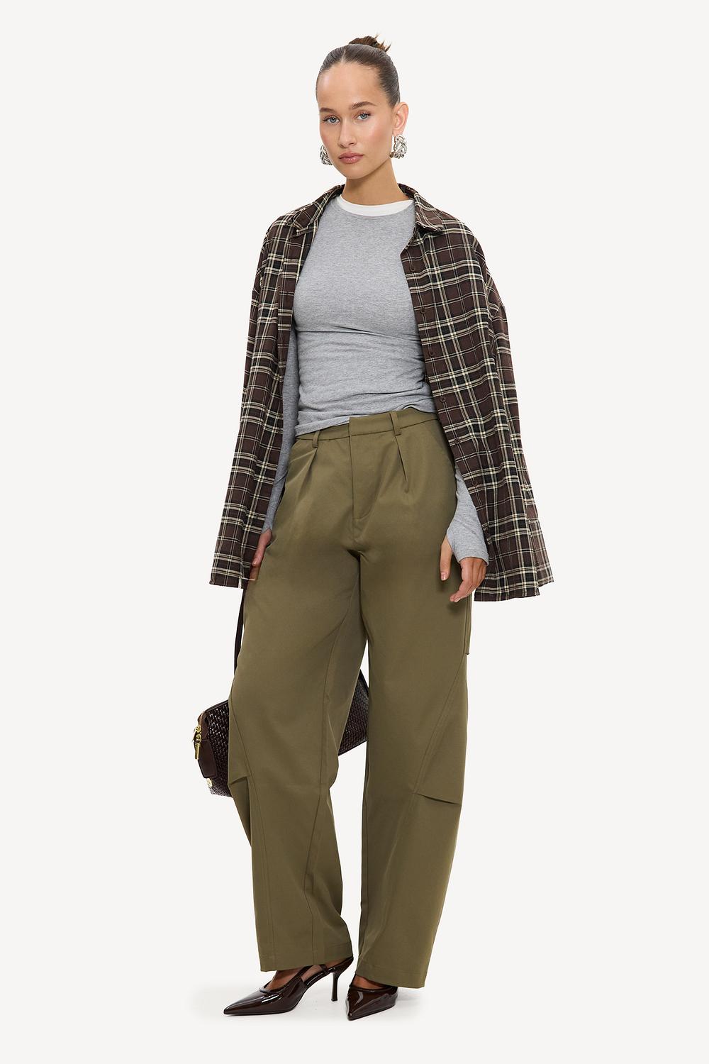 Pantalon bouffant vert