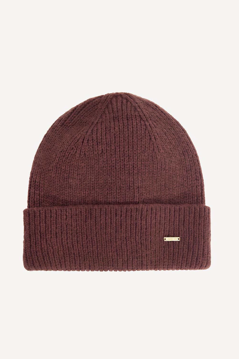Gorro marrón oscuro