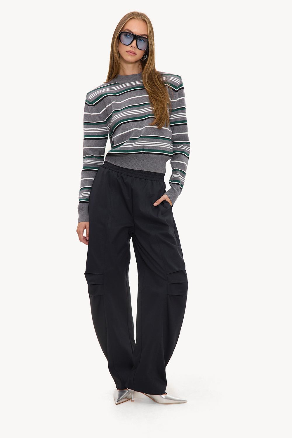 Pantalones de globo azul oscuro