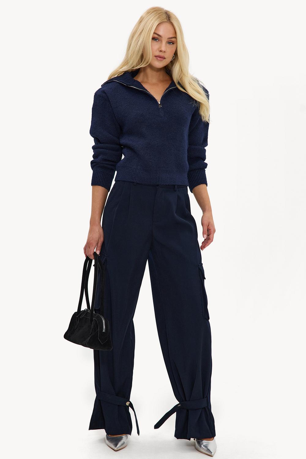 Dark blue cargo pants