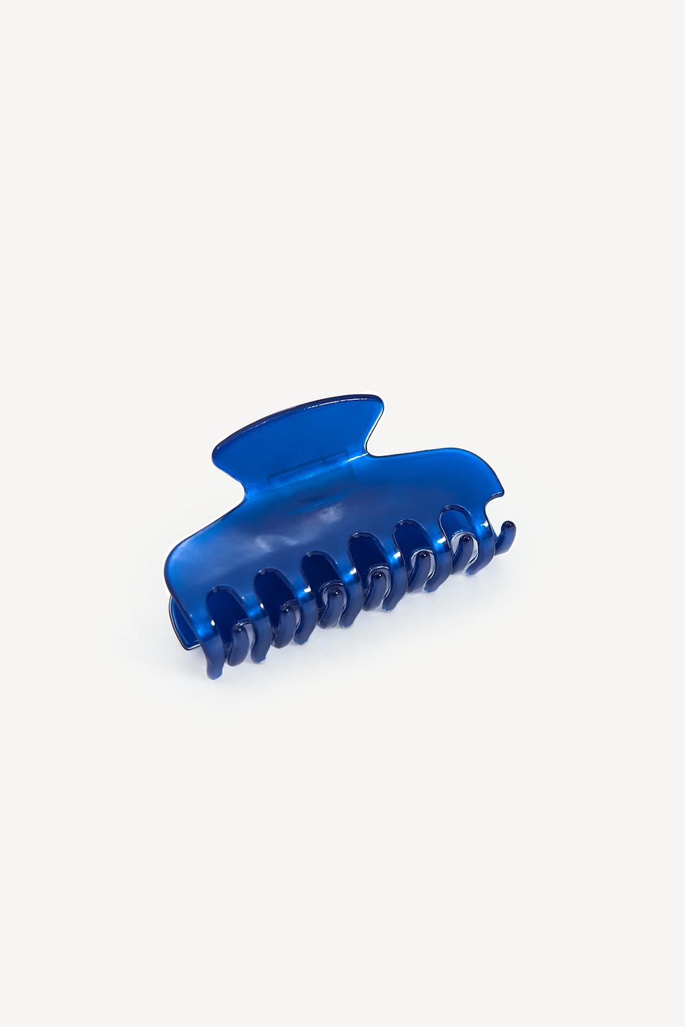 Blauwe haarclip