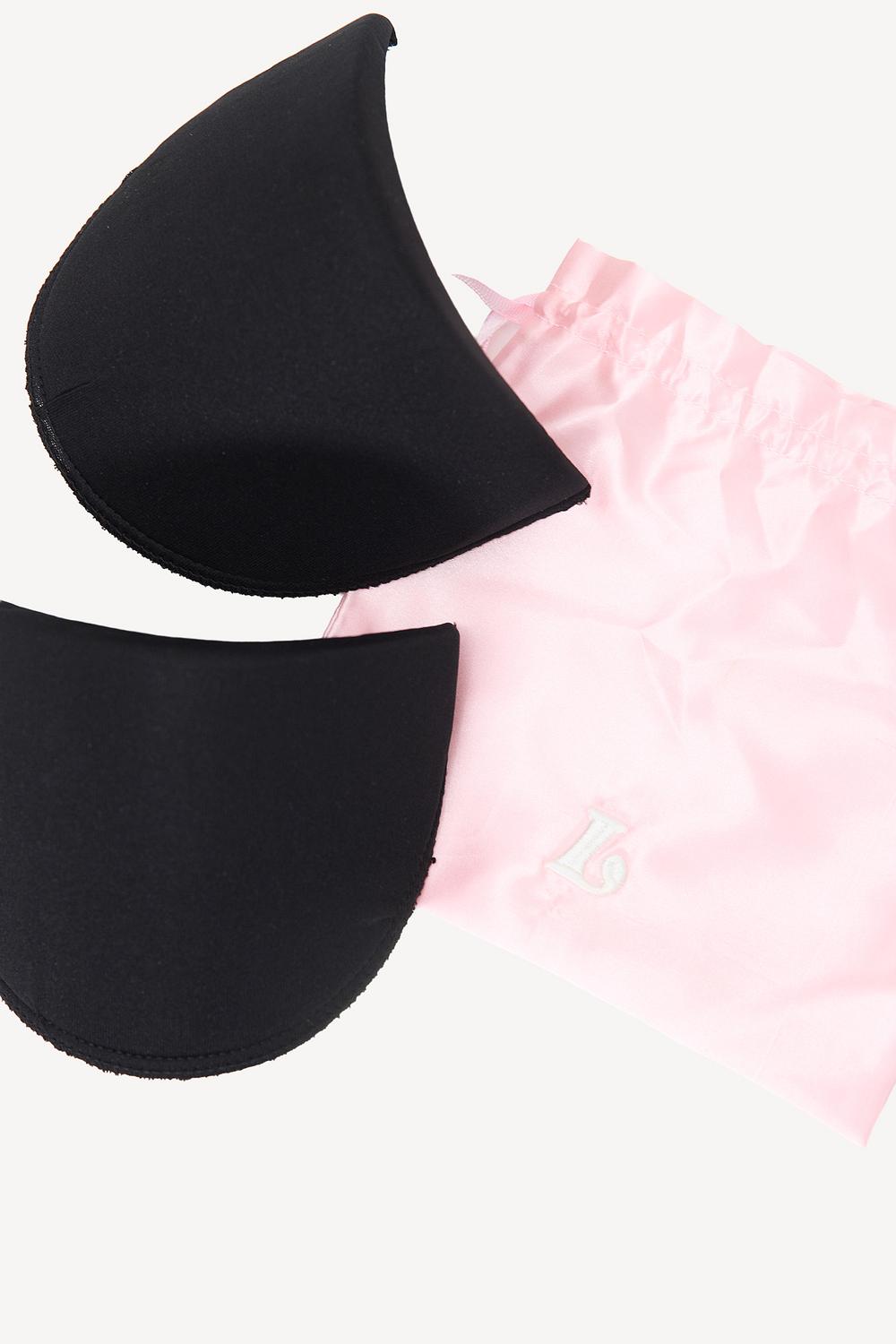 Black shoulder pads