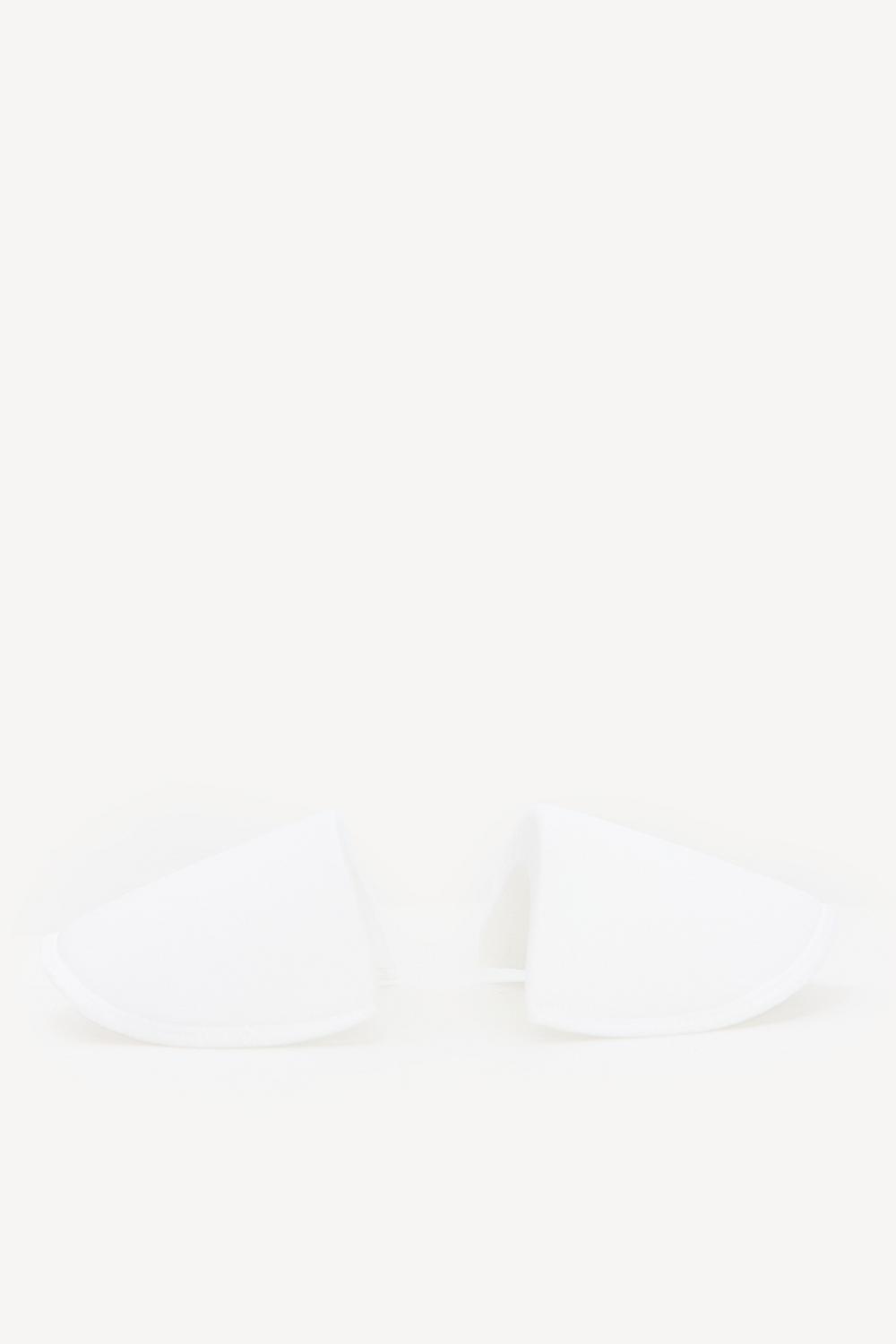 Witte schouderpads
