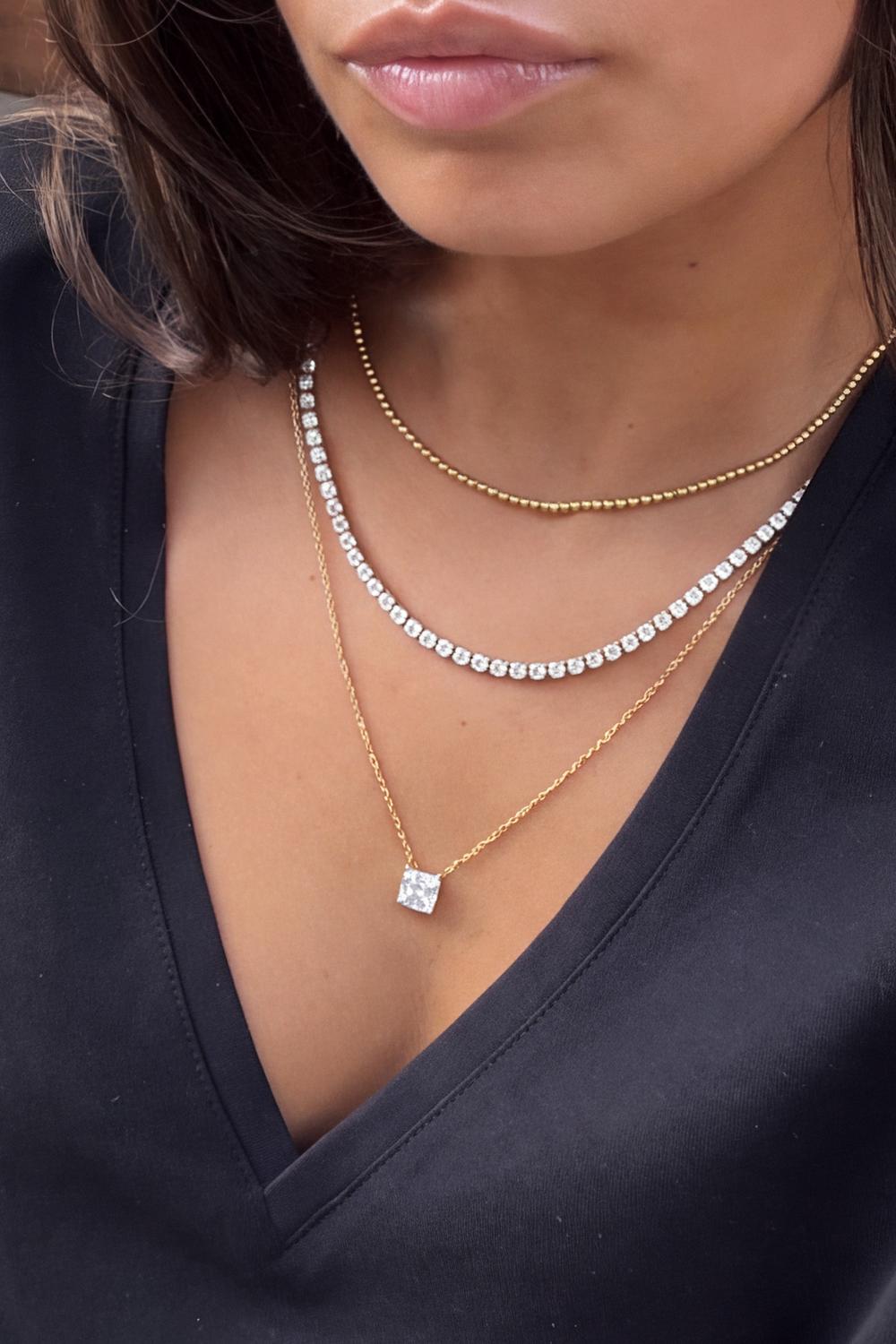 Gold necklaces (3-pack)