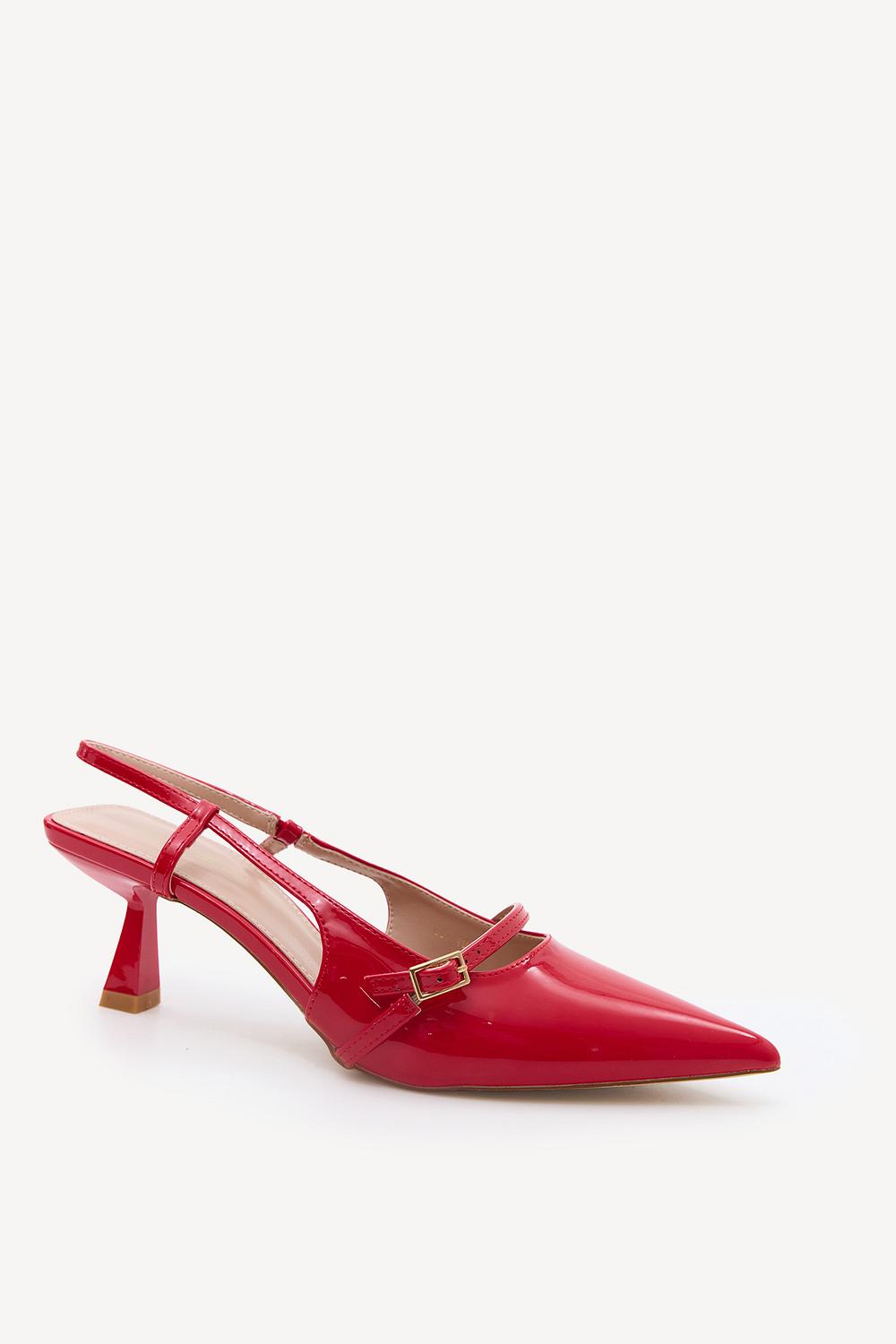 Escarpins rouges en PU