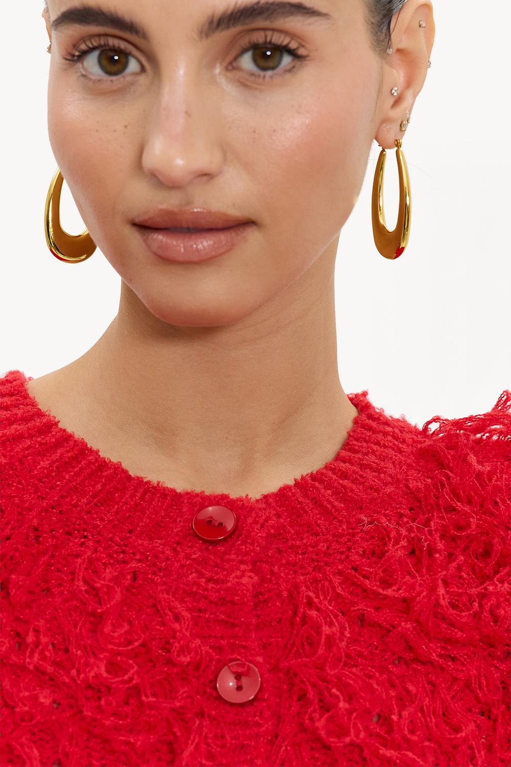 Gold earrings