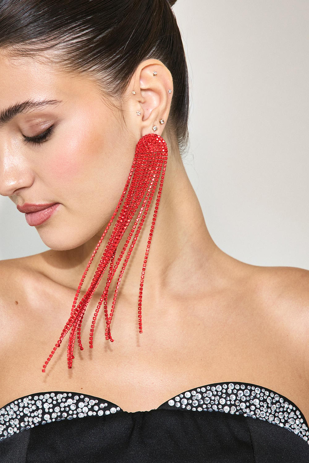 Pendientes rojos