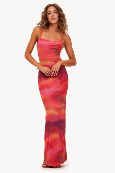 Zwarte maxi jurk Loavies