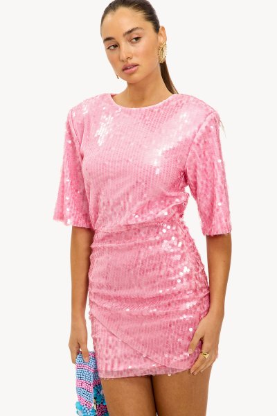 SEQUINS ON MY DRESS