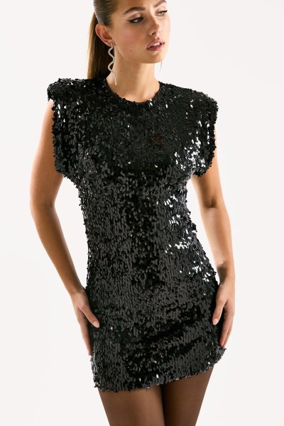 bonjour sequin dress You Had Me At Bonjour