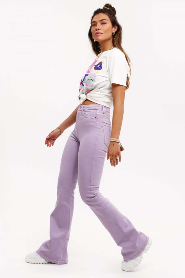 Lila flared jeans clearance