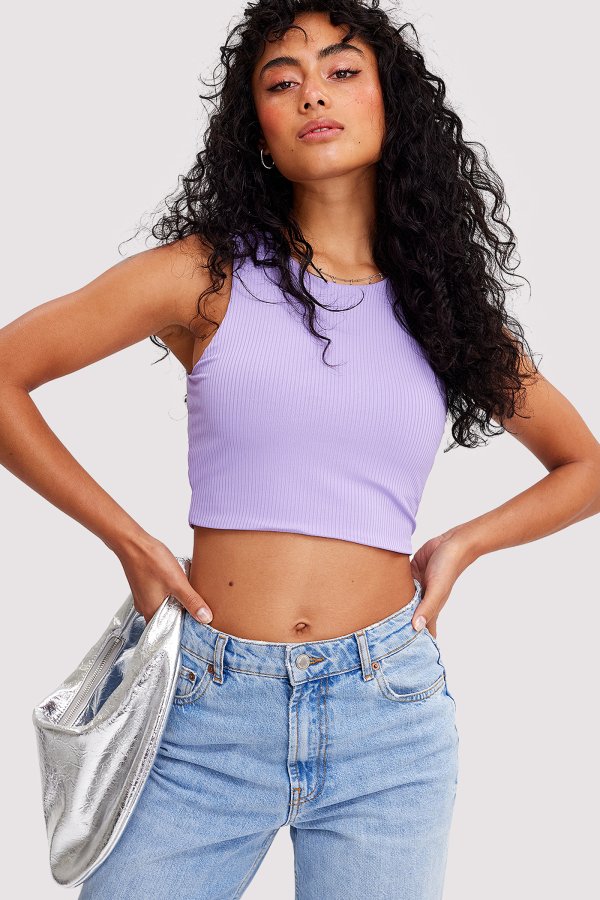 Lilac crop hoodie cheap