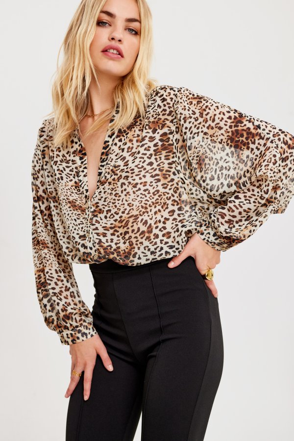 Leopard blouse | Loavies