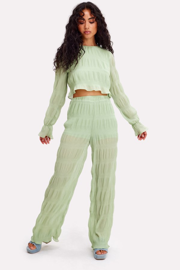 Light green trousers | Loavies