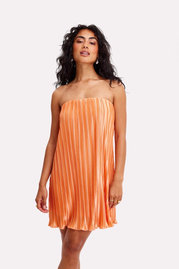 Orange bandeau dress Loavies