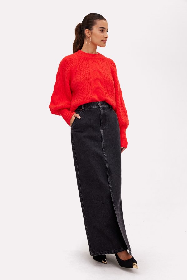 Sophie Maxi Skirt - Black