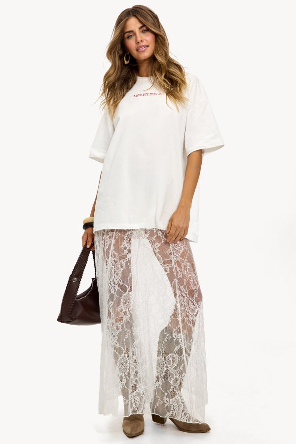 White lace skirt | Loavies