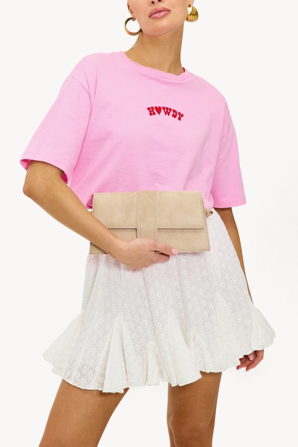 NEW ESTE' WOVEN HAND BAG (BEIGE)