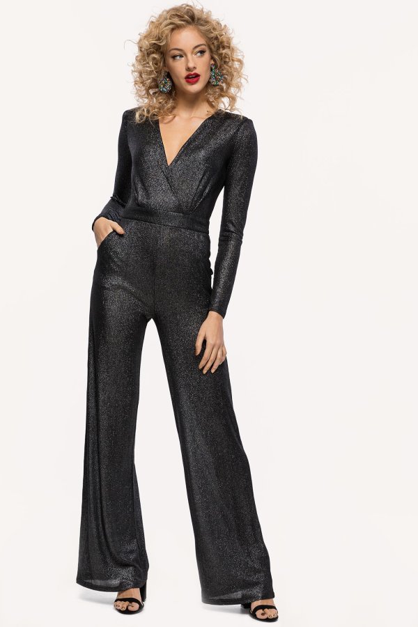 loavies glitter jumpsuit