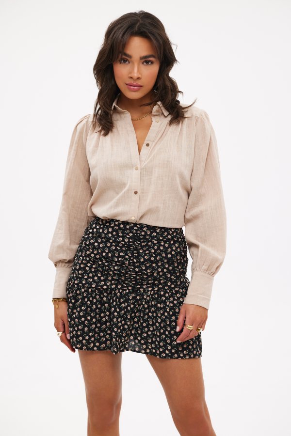 black ruffle skirt 60