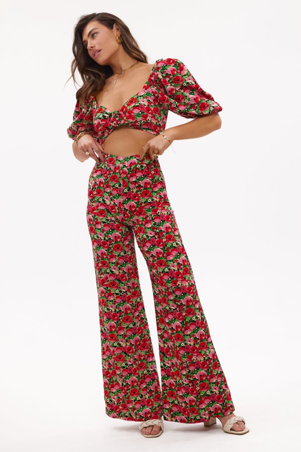 red trousers website