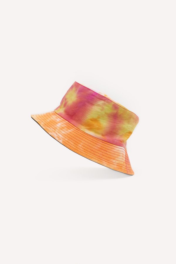 Pink tie-dye bucket hat | Loavies